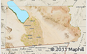 Satellite Map of Imperial County, shaded relief outside