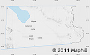 Silver Style Map of Imperial County, single color outside