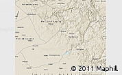 Shaded Relief Map of Madera County