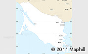 Classic Style Simple Map of Marin County