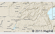 Shaded Relief Map of Placer County