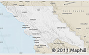 Classic Style Map of San Luis Obispo County