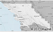 Gray Map of San Luis Obispo County