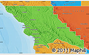 Political Map of San Luis Obispo County