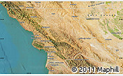 Satellite Map of San Luis Obispo County