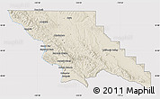 Shaded Relief Map of San Luis Obispo County, cropped outside