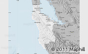 Gray Map of San Mateo County