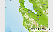 Physical Map of San Mateo County