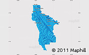 Political Map of San Mateo County, cropped outside