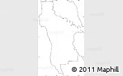 Blank Simple Map of San Mateo County, no labels