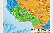 Political Map of Santa Cruz County