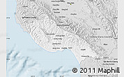 Silver Style Map of Santa Cruz County