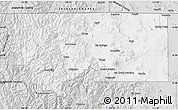 Silver Style Map of Siskiyou County