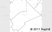 Blank Simple Map of Stanislaus County, no labels