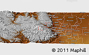 Physical Panoramic Map of ZIP code 00027