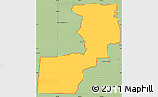 Savanna Style Simple Map of ZIP code 00027
