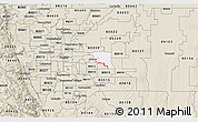 Classic Style 3D Map of ZIP code 80011