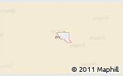 Classic Style 3D Map of ZIP code 80011, single color outside