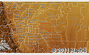 Physical 3D Map of ZIP code 80011