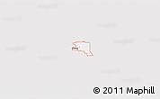 Silver Style 3D Map of ZIP code 80011, single color outside