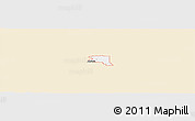 Classic Style Panoramic Map of ZIP code 80011, single color outside
