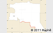 Classic Style Simple Map of ZIP code 80011