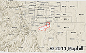 Classic Style 3D Map of ZIP code 80124