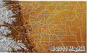 Physical 3D Map of ZIP code 80203