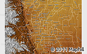 Physical Map of ZIP code 80203