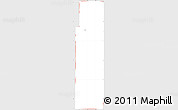 Silver Style Simple Map of ZIP code 80203