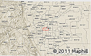 Shaded Relief 3D Map of ZIP code 80204