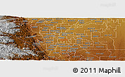 Physical Panoramic Map of ZIP code 80209