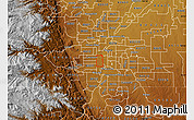 Physical Map of ZIP code 80219