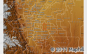 Physical Map of ZIP code 80231