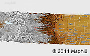 Physical Panoramic Map of ZIP code 80302