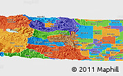 Political Panoramic Map of ZIP code 80302