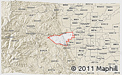 Classic Style 3D Map of ZIP code 80401