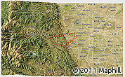 Satellite 3D Map of ZIP code 80401
