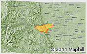 Savanna Style 3D Map of ZIP code 80401