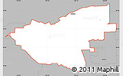 Gray Simple Map of ZIP code 80401