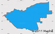 Political Simple Map of ZIP code 80401, cropped outside
