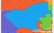 Political Simple Map of ZIP code 80401