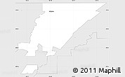 Silver Style Simple Map of ZIP code 80601