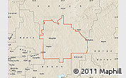 Shaded Relief Map of ZIP code 80611