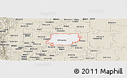 Classic Style Panoramic Map of ZIP code 80621