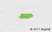 Political Panoramic Map of ZIP code 80621, cropped outside