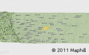Savanna Style Panoramic Map of ZIP code 80640