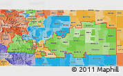 Political Shades 3D Map of ZIP codes starting with 808