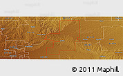 Physical Panoramic Map of ZIP code 80828