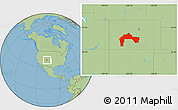 Savanna Style Location Map of ZIP codes starting with 812